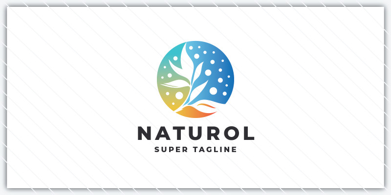 Nature Wellness Round Logo
