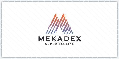 Mekadex Technology M Letter Logo