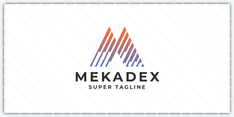 Mekadex Technology M Letter Logo
