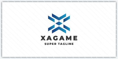 Xagame Letter X Logo