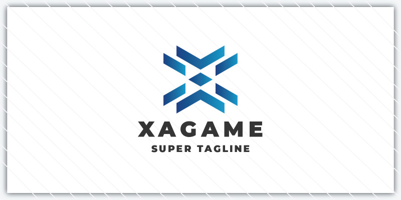 Xagame Letter X Logo