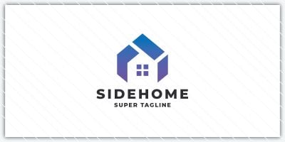 Side Home Real Estate Logo