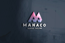 Letter M Mountain Logo Screenshot 1