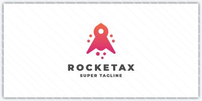 Red Rocket Startup Logo
