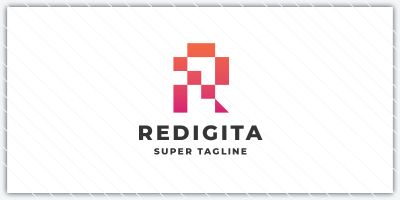 Redigita Letter R Logo