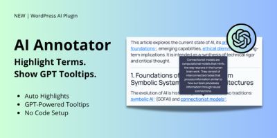 AI Annotator – GPT-Powered Term Annotations