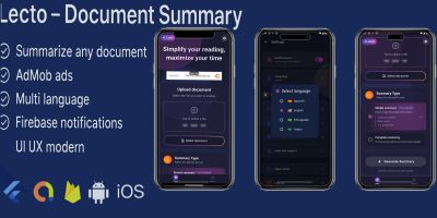 Lecto - AI Document Summarizer Flutter