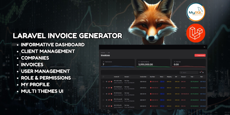 Laravel Invoice Generator