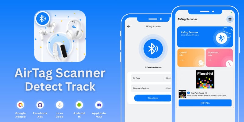AirTag Scanner Detect Track with AdMob Ads Android