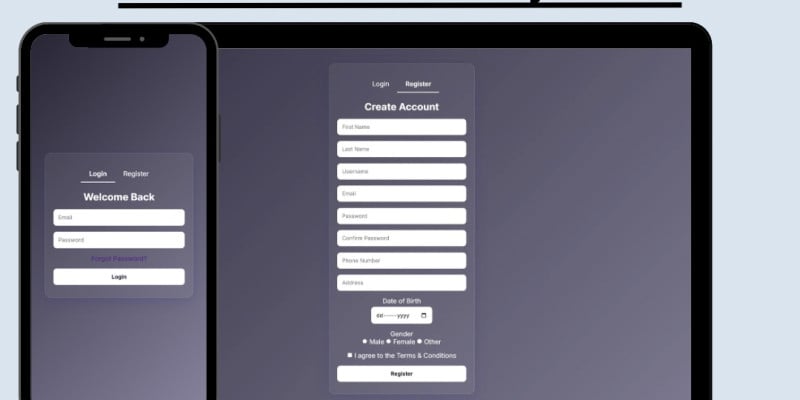 Login And Registration System Docker