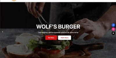 Wolfs Burger - Restaurant And Food CMS