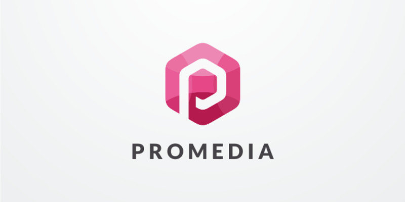 Letter P Hexagon Logo Design Vector v.27