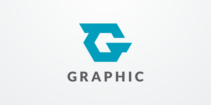 Letter G Hexagon Logo Design Vector v08