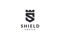 Shield Castle Letter S Logo Design Vector Screenshot 3