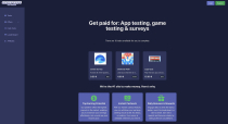 App and Game Promoting Website Screenshot 1