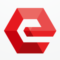 Letter E Hexagon Geomeric Logo Design Vector v.14