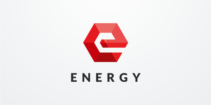 Letter E Hexagon Geomeric Logo Design Vector v.14