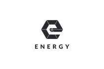 Letter E Hexagon Geomeric Logo Design Vector v.14 Screenshot 3