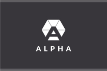 Letter A Hexagon Geometric Logo Design Vector v22 Screenshot 2