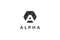 Letter A Hexagon Geometric Logo Design Vector v22 Screenshot 3
