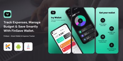 FinSave – Expense Tracker Android Template