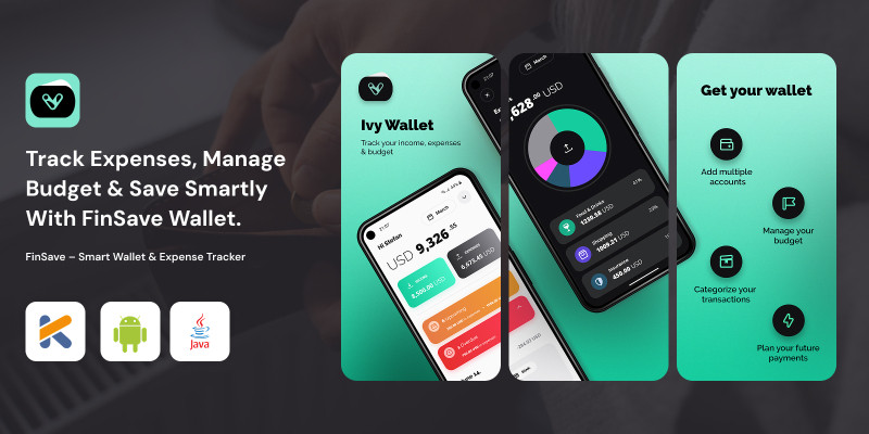FinSave – Expense Tracker Android Template