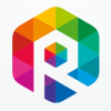 Letter R Hexagon Colorful Logo Design Vector v.09