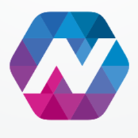 Letter N Hexagon Pixel Logo Design Vector v05