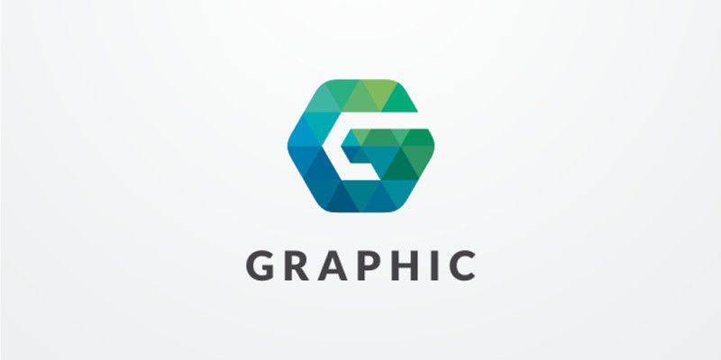 Letter G Hexagon Pixel Logo Design Vector v19