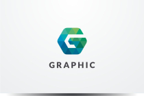 Letter G Hexagon Pixel Logo Design Vector v19 Screenshot 1