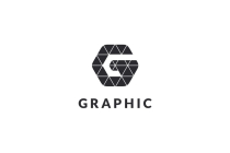 Letter G Hexagon Pixel Logo Design Vector v19 Screenshot 3