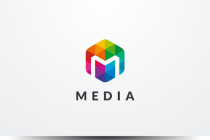 Letter M Hexagon Colorful Logo Design Vector v.07 Screenshot 1