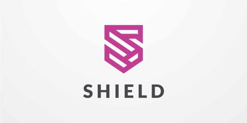 Shield Letter S Geometric Logo Design Vector v.04