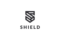 Shield Letter S Geometric Logo Design Vector v.04 Screenshot 3