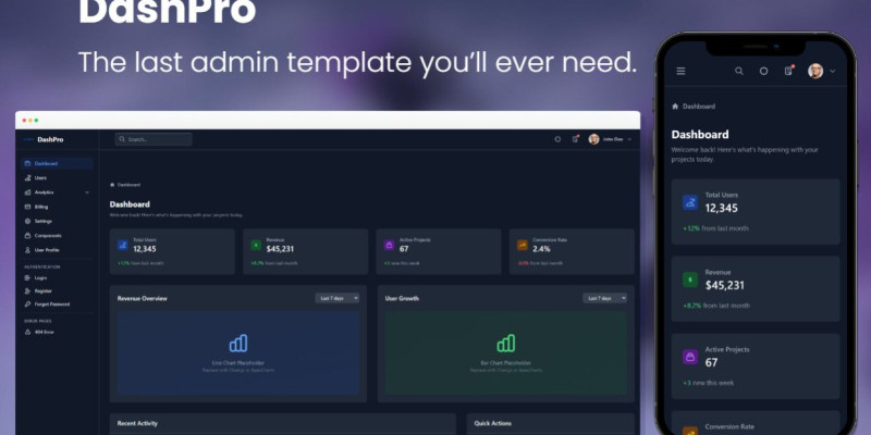 DashPro - Professional Admin Template