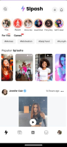 Splash - Social Media Solution Flutter App Screenshot 1