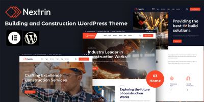 Nextrin - Construction WordPress Theme