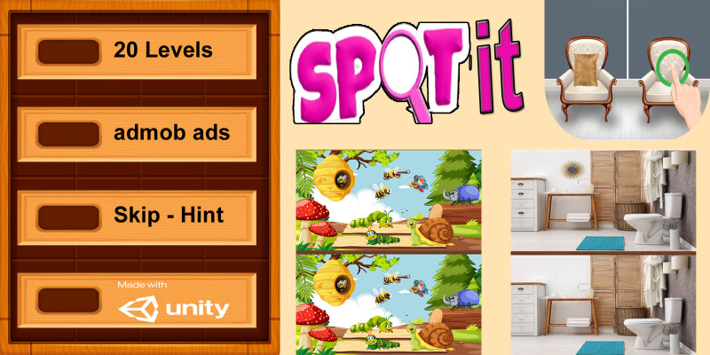 Spot It – Spot the Difference Unity