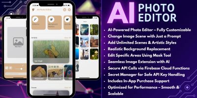 AI Photo Editor iOS App – SwiftUI
