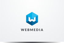 Letter W Hexagon Geometric Logo Design Vector v04 Screenshot 1