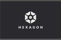Colorful Hexagon Geometric Pixel Logo Vector Screenshot 2