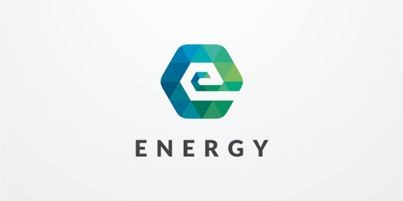 Letter E Hexagon Pixel Logo Design Vector v22