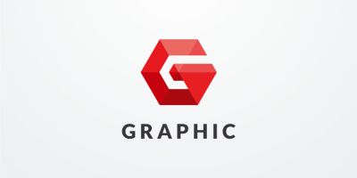 Letter G Hexagon Geometric Logo Design Vector v26