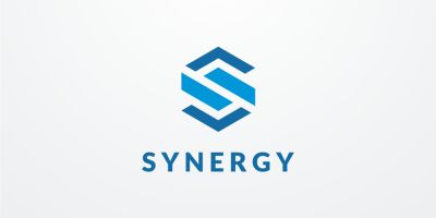 Letter S Hexagon Geometric Logo Design Vector v19
