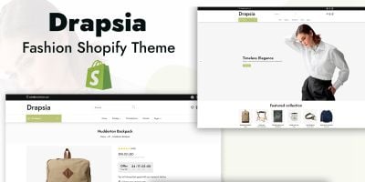 Drapsia -  Minimilistic Fashion Shopify Theme