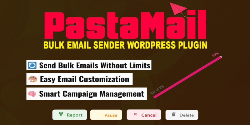 PastaMail - Bulk Email Sender WordPress Plugin