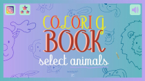 Coloring Book Select Animals - Construct 3 Screenshot 5