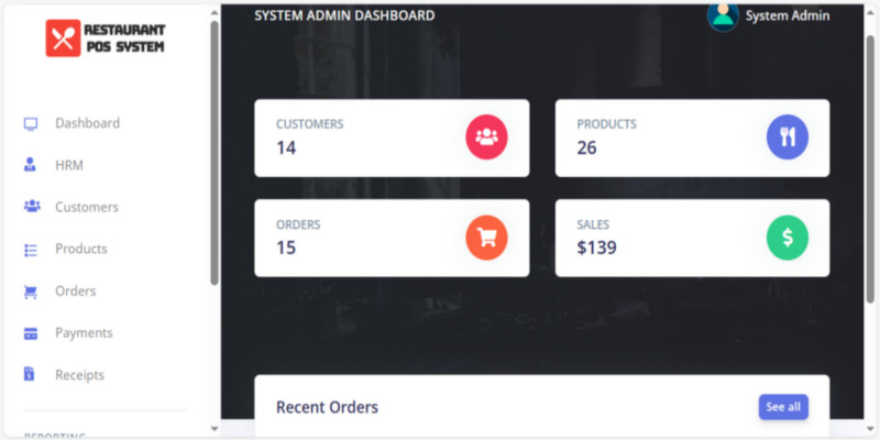 ResPos - Restaurant POS System PHP