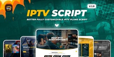 IPTVDB Script - Sell And Manage IPTV Subscriptions