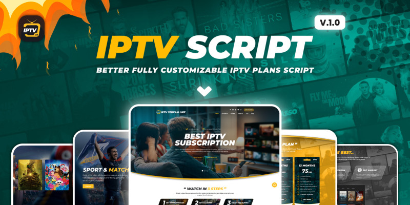 IPTVDB Script - Sell And Manage IPTV Subscriptions